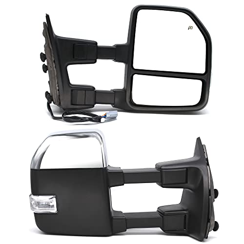 99-07 F250 350 450 Towing Mirrors Chrome
