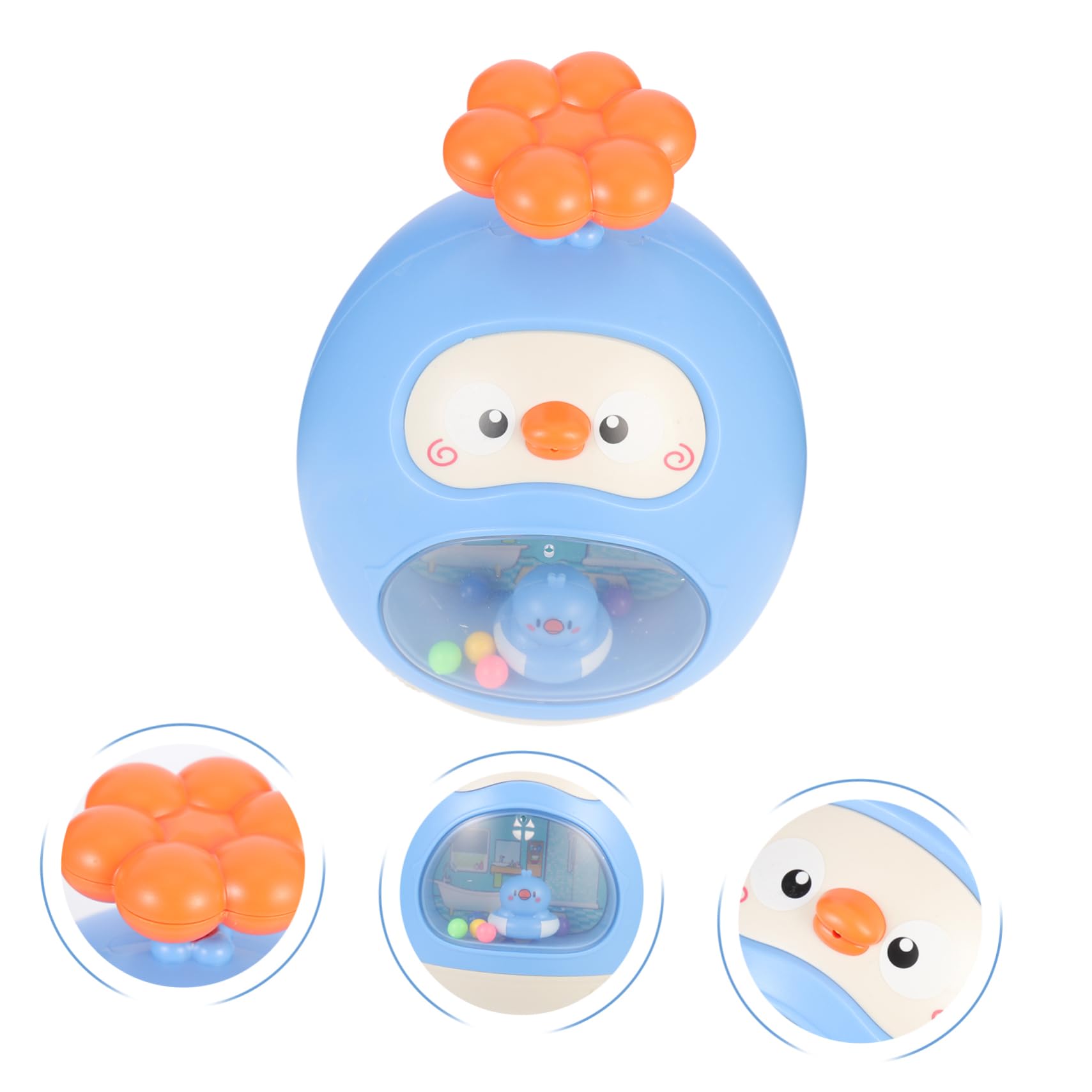 VICASKY 3-Piece Tumbler Toy Set for Kids - Colorful Bath & Beach Play Tumbler Cups - Durable ABS Plastic Sky Blue Children's Toys for Outdoor Sand Play, Pool Fun & Bathtime Activities