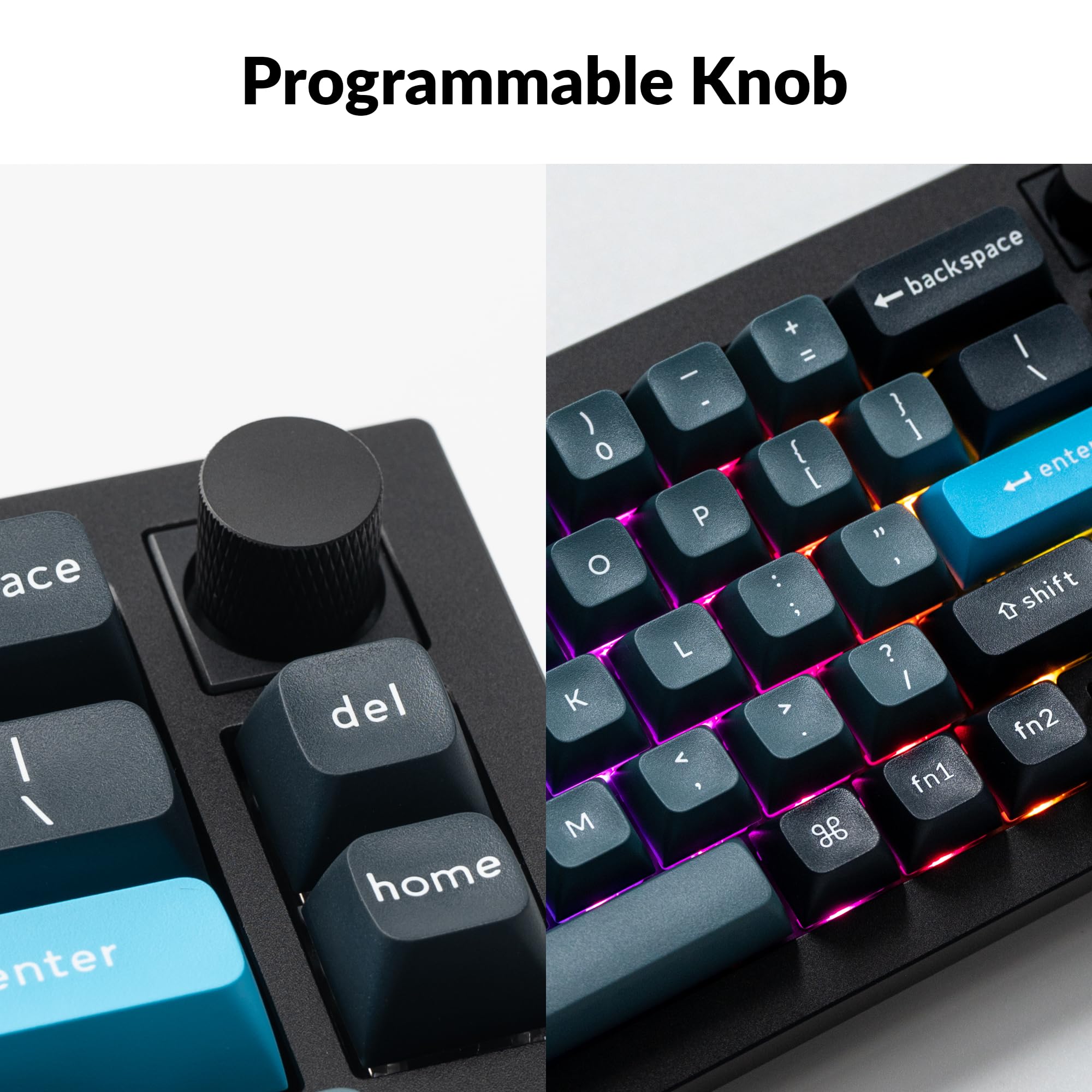 Keychron Q2 Pro Full Metal RGB Wireless Custom Mechanical Keyboard - QMK/VIA Programmable, Hot-Swappable K Pro Brown Switches, KSA Double-Shot PBT Keycaps - Compatible with Mac, Windows, Linux (Black) | Perfect for Gaming, Coding & Office Work