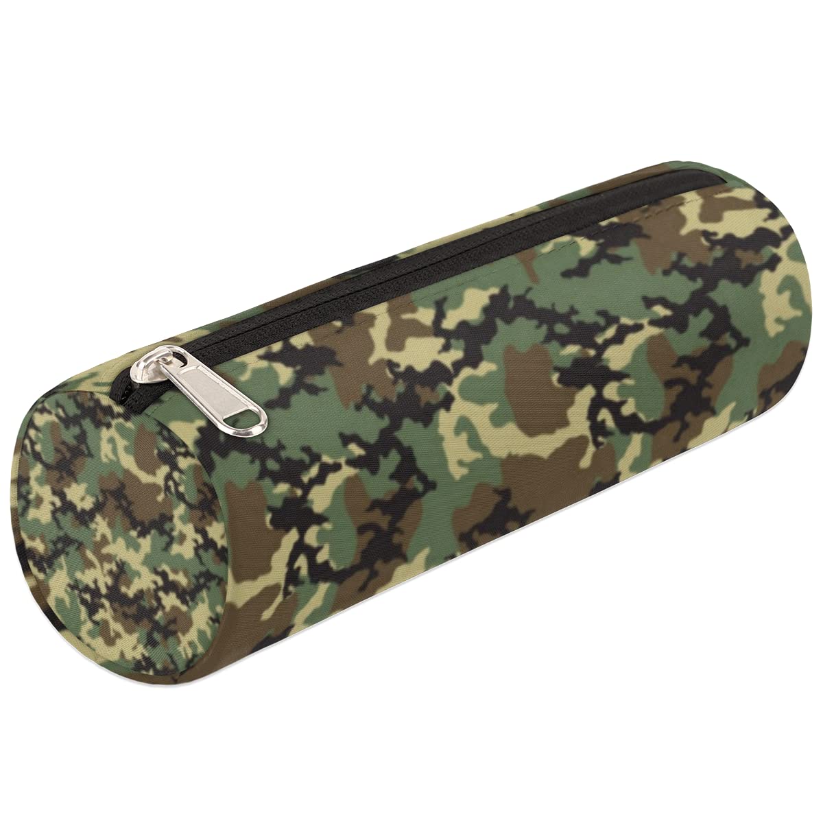 Camouflage Camo Army Theme Zipper Pencil Case - Portable Pen Pouch Holder for School, Office & Travel | Makeup Brush Bag & Cosmetic Organizer | Perfect for Kids, Adults, Nurses & Military Enthusiasts | Durable Stationery & Supply Storage Solution