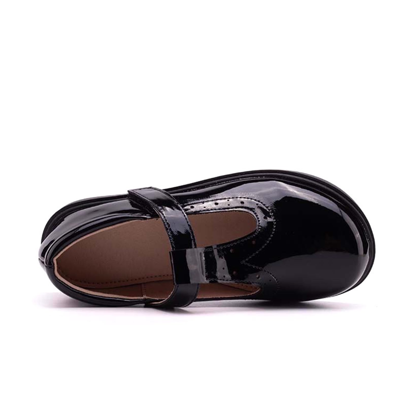 Black Mary Jane Shoes for Girls - School Uniform Shoes, Wednesday Addams Style, Wedding & Party Flats - Perfect for School, Dress-Up & Special Occasions