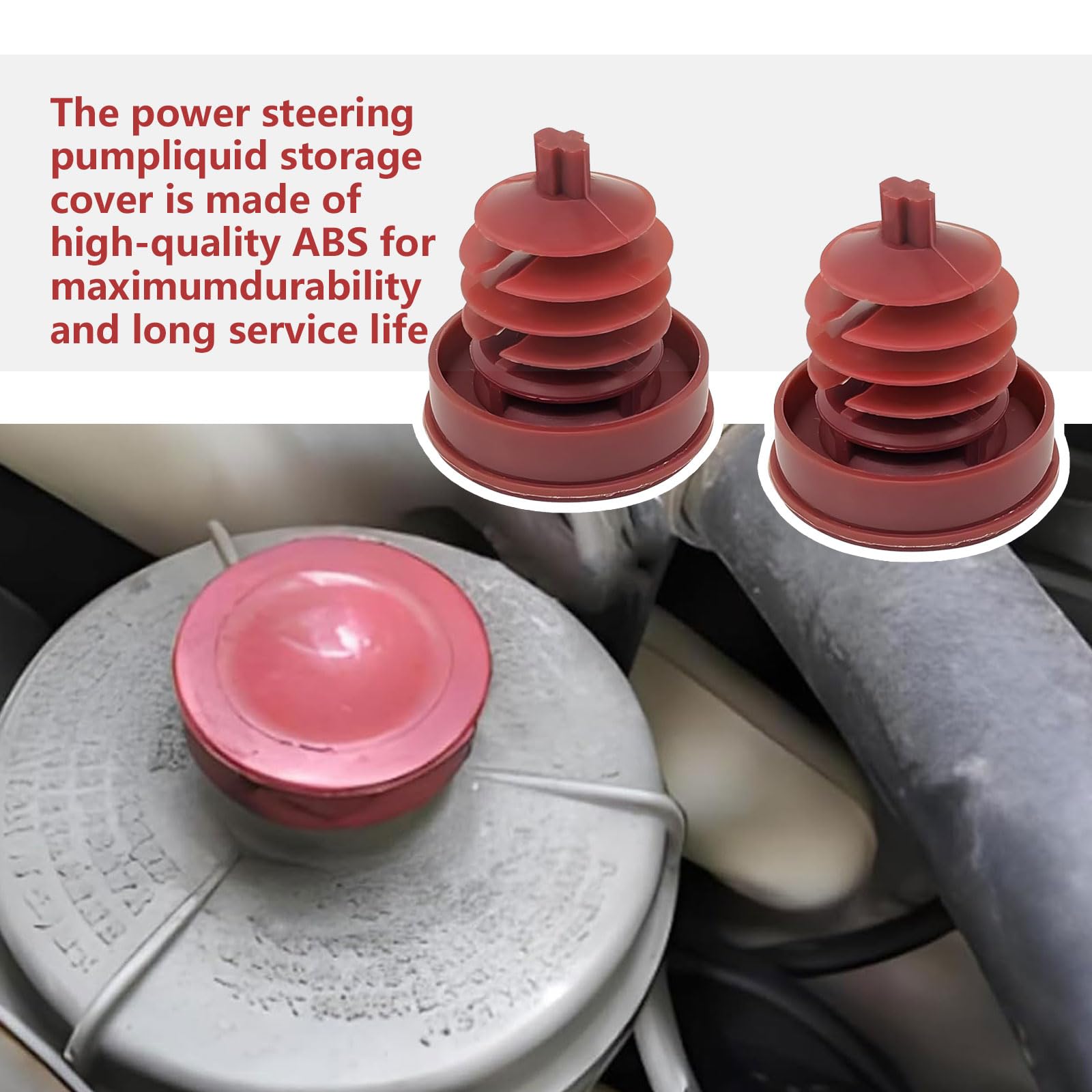 2 PCS Car Power Steering Pump Oil Cap, 1.34