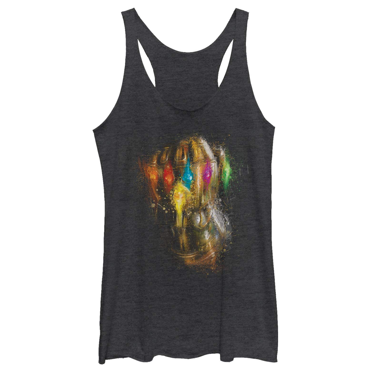 Marvel Superhero Themed Women's Racerback Tank Top - Breathable Workout Shirt for Gym, Running & Casual Wear