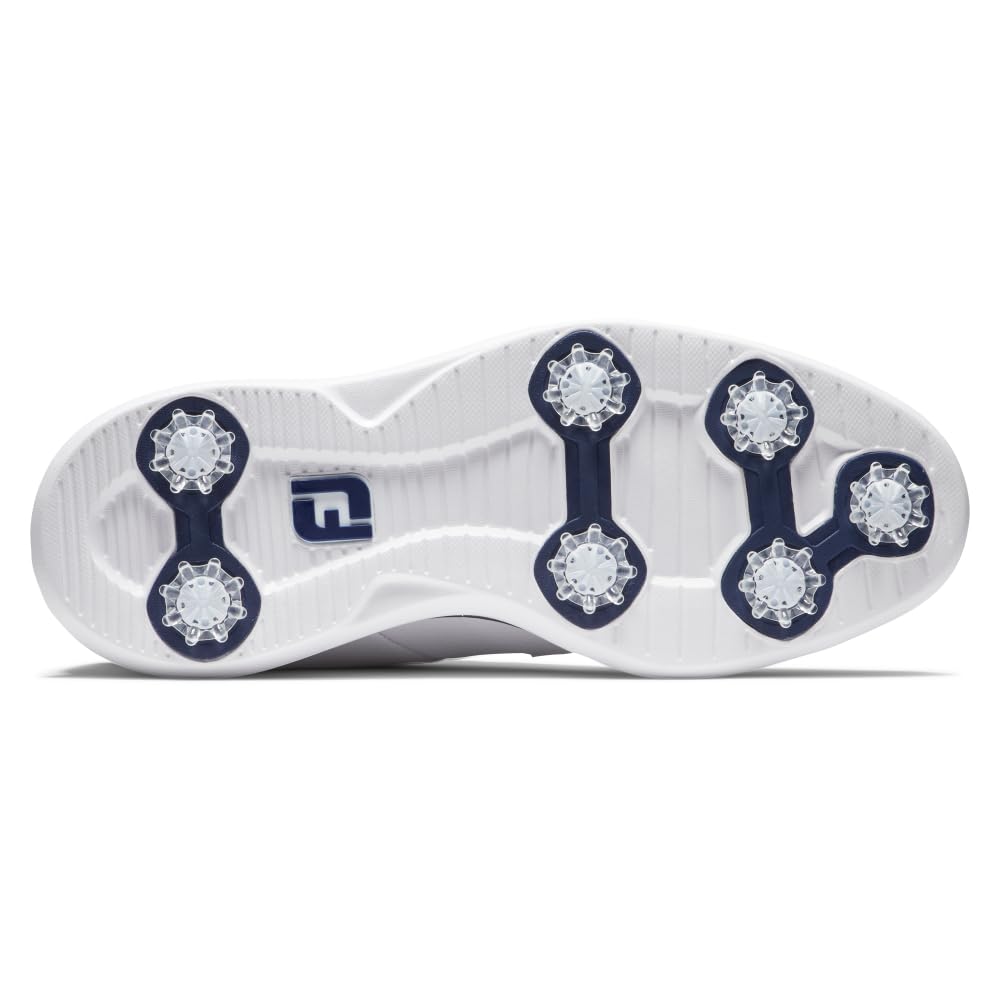 FootJoy Men's Traditions Blucher Golf Shoes – Comfortable & Waterproof Spiked Golf Footwear for Walking the Course | Perfect for Golfers, Country Club Members & Outdoor Sports Enthusiasts