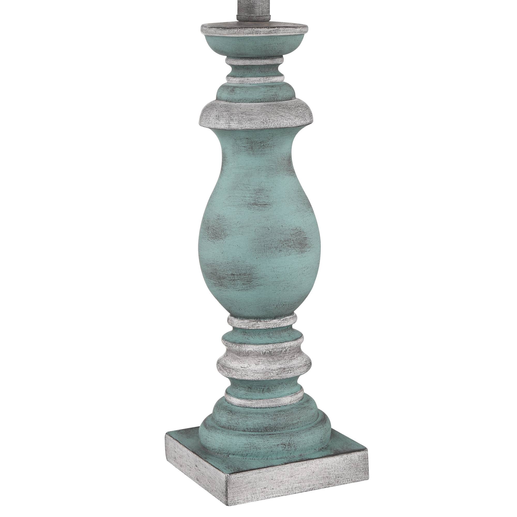 Regency Hill Patsy Rustic Farmhouse Table Lamps - Set of 2, 26.5
