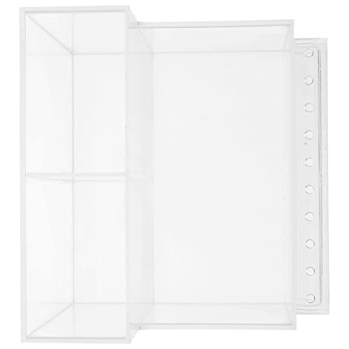 FRCOLOR Acrylic Nail Polish Organizer Wall Rack - Nail Grinding Head Holder, Nail Drill Bit Storage & Polish Bottle Container (White) | Perfect for Salon, Home Manicure & Nail Art Organization