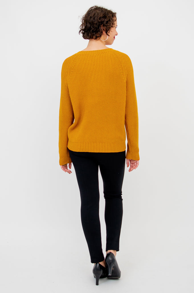 Davis Women's Cotton Sweater - Soft & Comfortable Tangerine Pullover for Fall & Winter | Casual Wear, Office Outfits & Cozy Loungewear