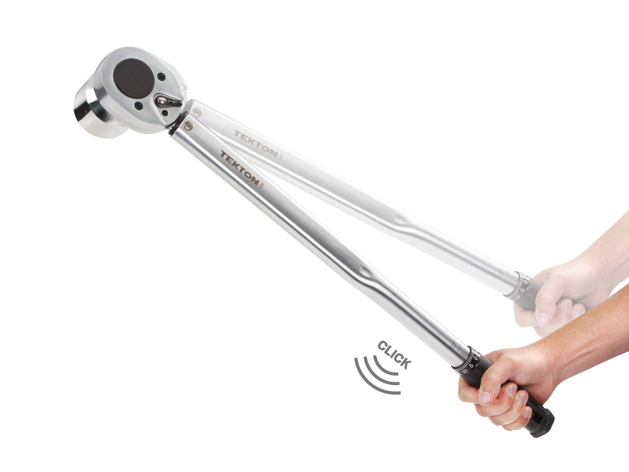 TEKTON 3/4 Inch Drive Micrometer Torque Wrench (50-300 ft.-lb.) | 24350 | Precision Torque Tool for Automotive, Industrial & Mechanical Applications