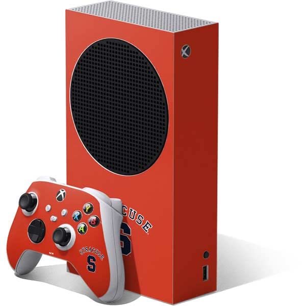 Official Syracuse University Orange Gaming Skin for Xbox Series S Bundle - Custom Decal Sticker | Perfect for Gamers, Fans & Dorm Room Decor
