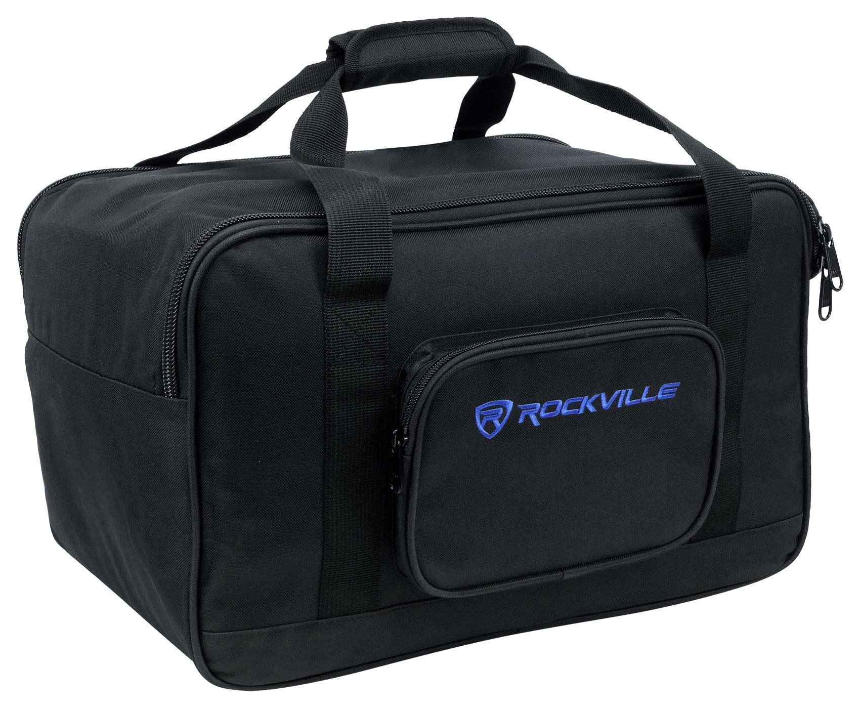 Rockville RPG8 8-Inch 800 Watt Powered DJ PA Speakers with Carrying Bags – Perfect for Live Music, Parties, and Professional Sound Events
