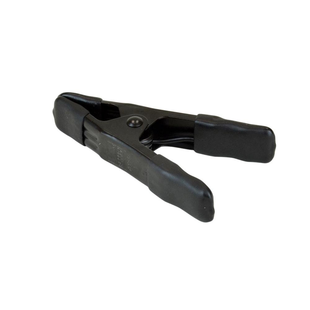 Bessey 1 Inch Heavy Duty Steel Spring Clamp - Black - Ideal for Woodworking, DIY Projects, and Home Repairs
