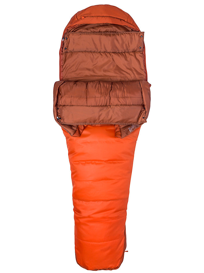 Marmot Trestles 0°F Cold Weather Sleeping Bag - Ultralight & Water-Resistant for Winter Camping, Backpacking & Outdoor Adventures