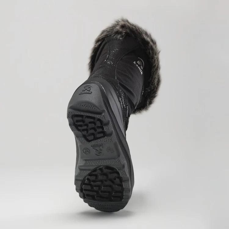 Kamik POWDERY 3 Waterproof Winter Boots for Toddler & Girls - Warm Snow Boots for Kids (Sizes 8T to 7) - Perfect for Snow Play, School & Outdoor Winter Activities