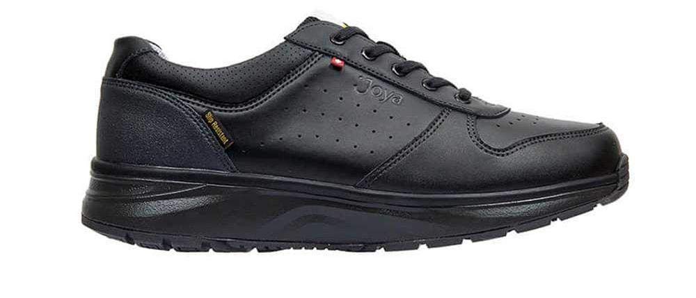 JOYA Dynamo III SR Men's Black Leather Work & Safety Boots - Durable Steel Toe Work Shoes for Construction, Warehouse & Outdoor Use