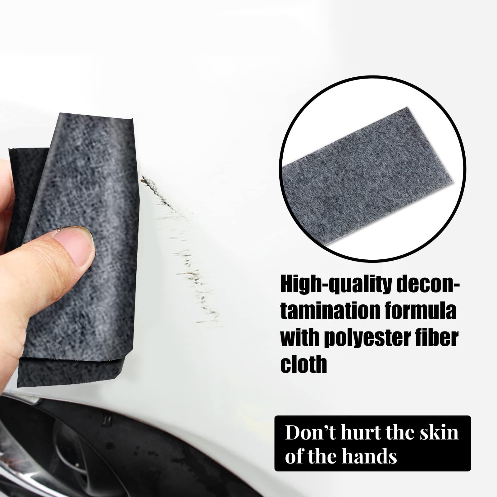 Breath Green Nano Sparkle Cloth Car Scratch Remover - 6pcs for Deep Scratches Repair, Vehicle Paint Restoration, and Car Detailing at Home or On-the-Go