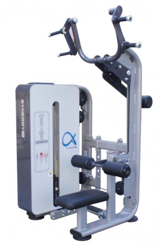 Synergy SA-1 LM Alpha Pin Loaded Lat Pulldown Machine for Home & Commercial Gym Strength Training