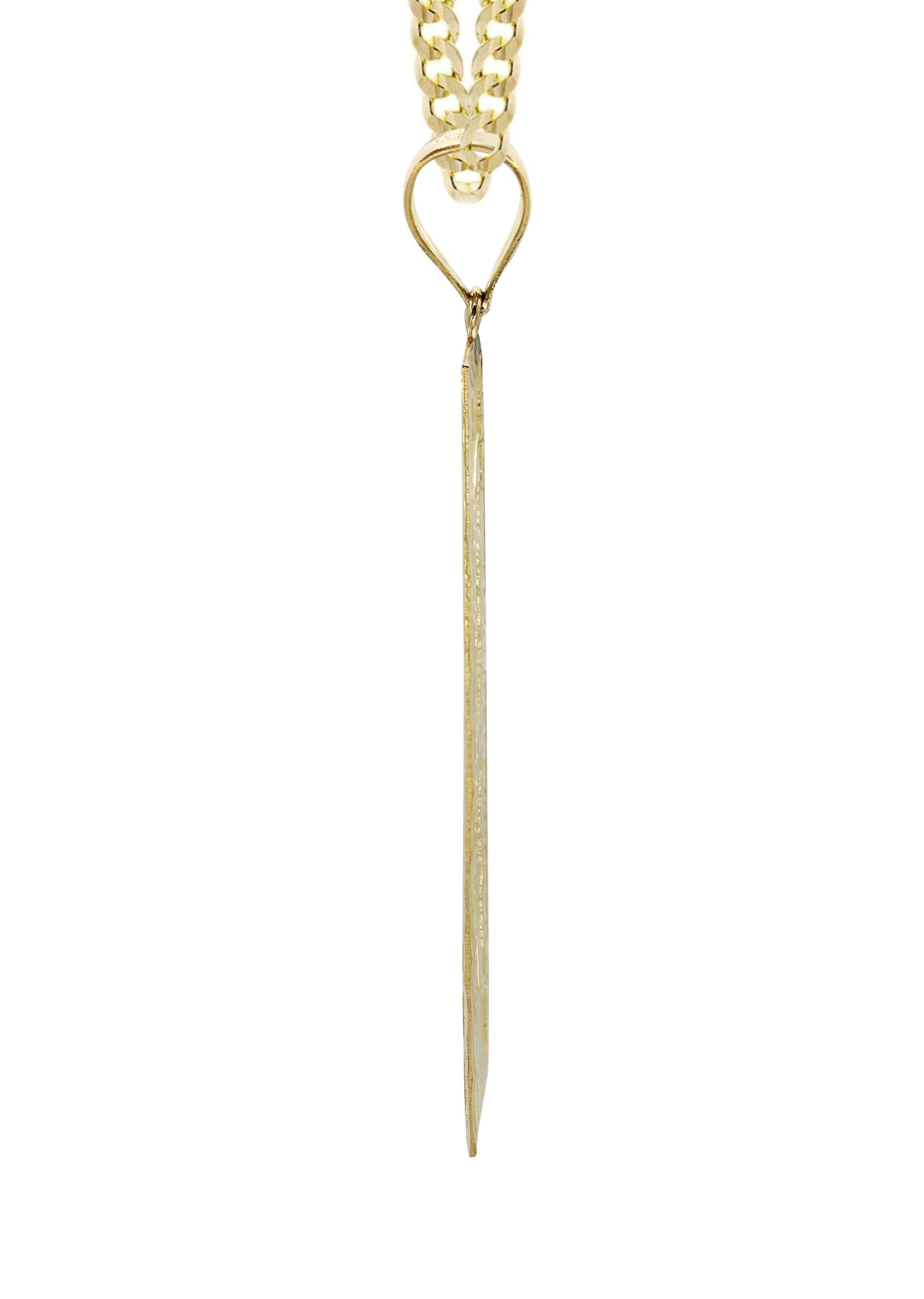 10K Yellow Gold 100 Dollar Bill Pendant Necklace for Women & Men | 16.9 Grams Real Gold Jewelry | Perfect Gift for Birthday, Anniversary & Graduation | Elegant Layering Piece for Everyday Wear