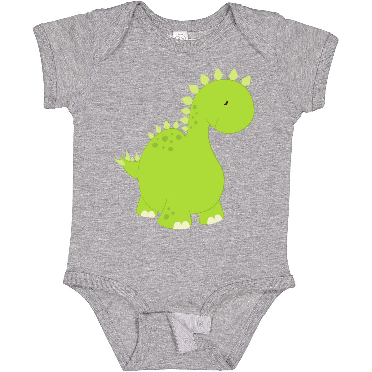 Inktastic Adorable Dinosaur Baby Bodysuit - Cute Stegosaurus & Dino Onesie for Infants | Perfect for Playdates, Nursery & Photo Shoots