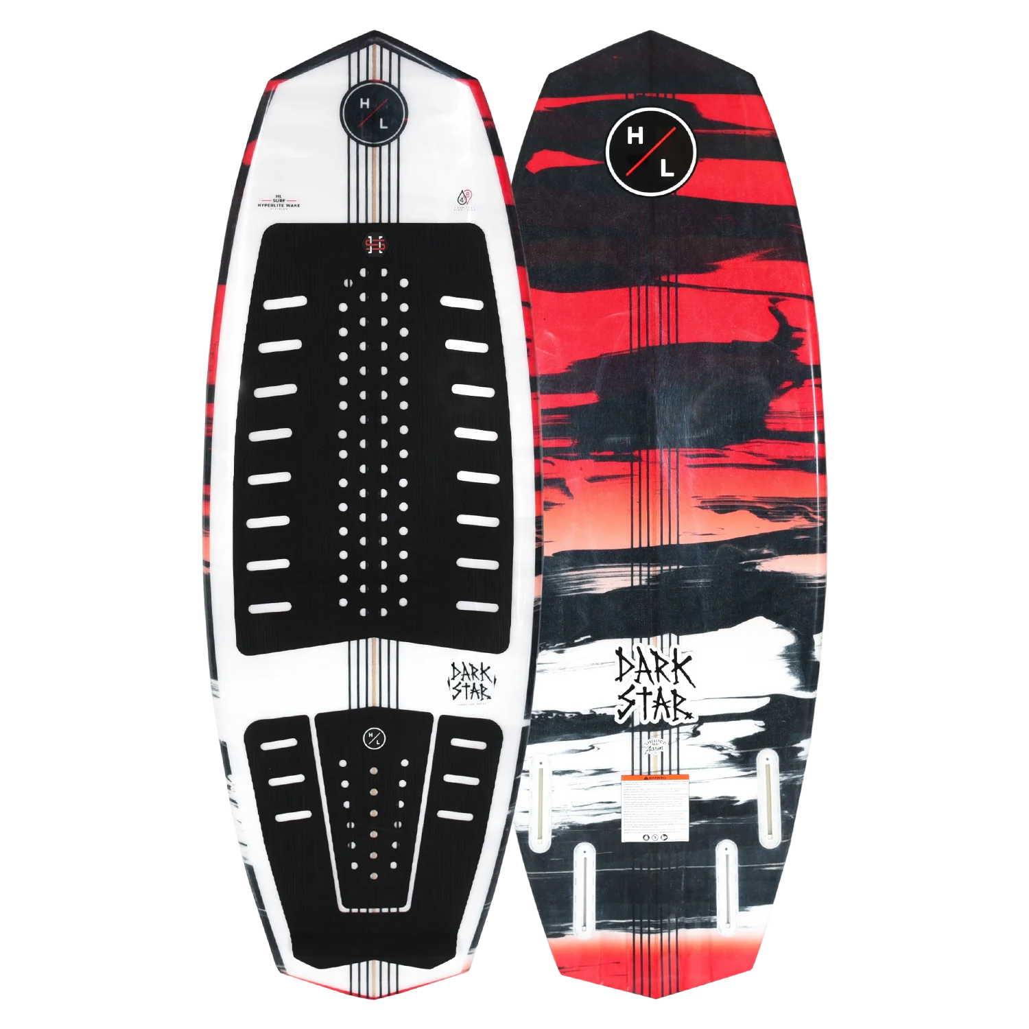 Hyperlite Darkstar Wakesurf Board 2025 - Premium Performance Wakesurf Board for Men & Women - Lightweight & Durable Design for Smooth Rides - Perfect for Lakes, Oceans & Water Sports Enthusiasts