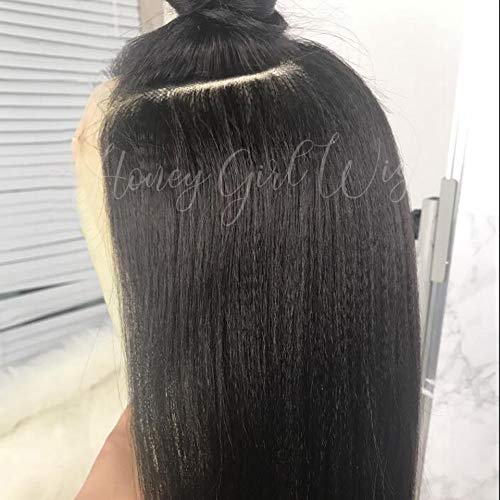 Yaki Straight 360 Lace Frontal Wig 12