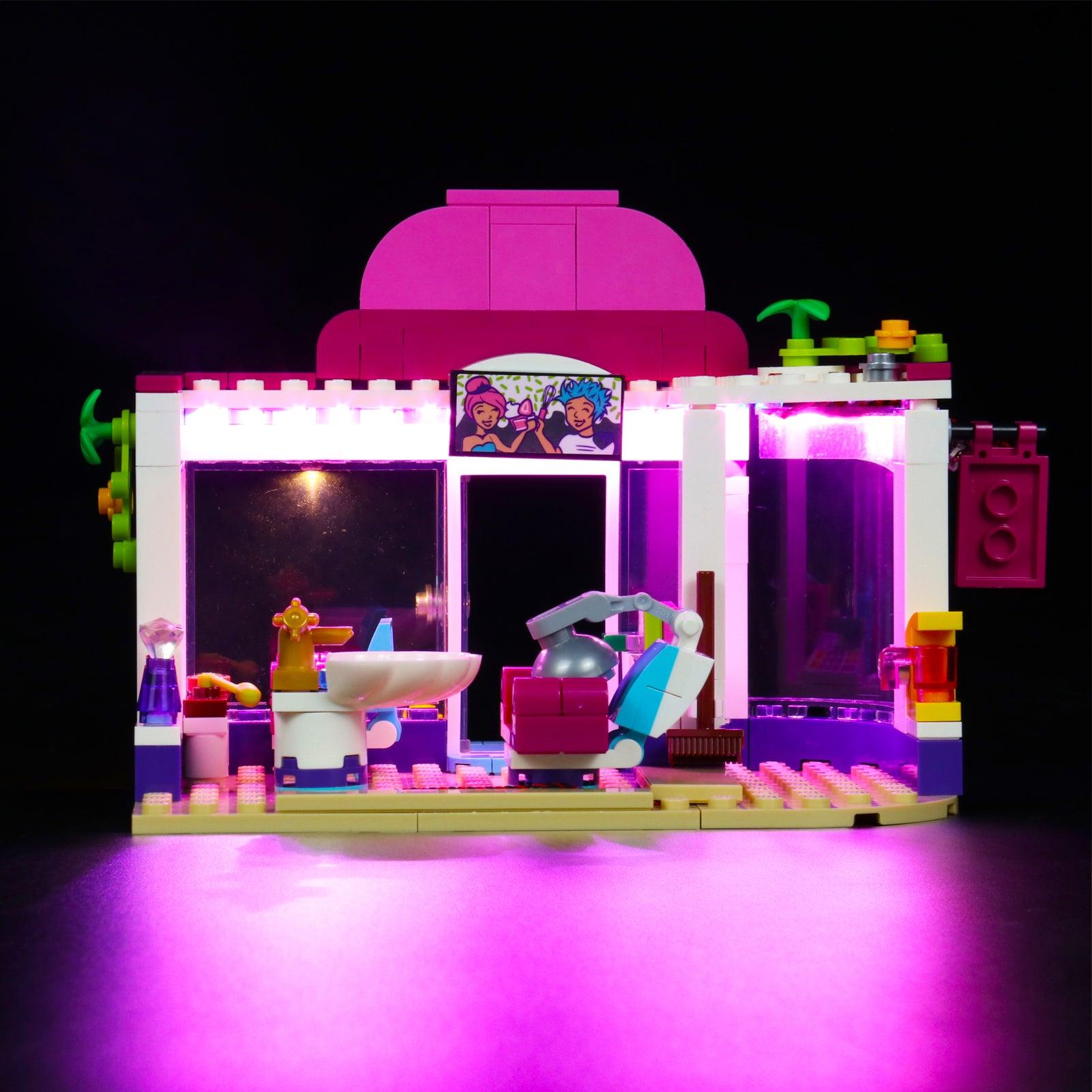 LEGO Friends Heartlake City Hair Salon 41391 Light Kit - Compatible with Building Blocks - Perfect for Nighttime Display & Room Decor