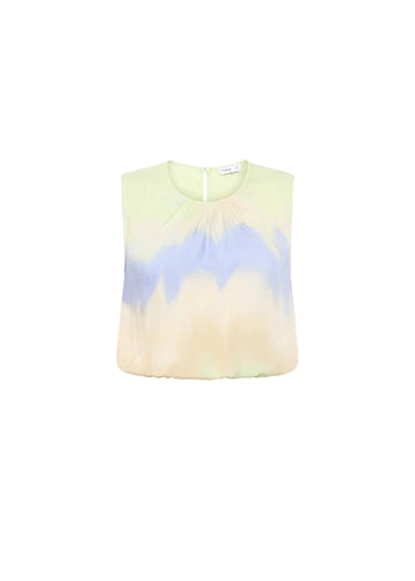 CLARISSA TOP (Tie Dye) - Women's Fashion Boho Blouse for Casual Wear & Summer Outfits