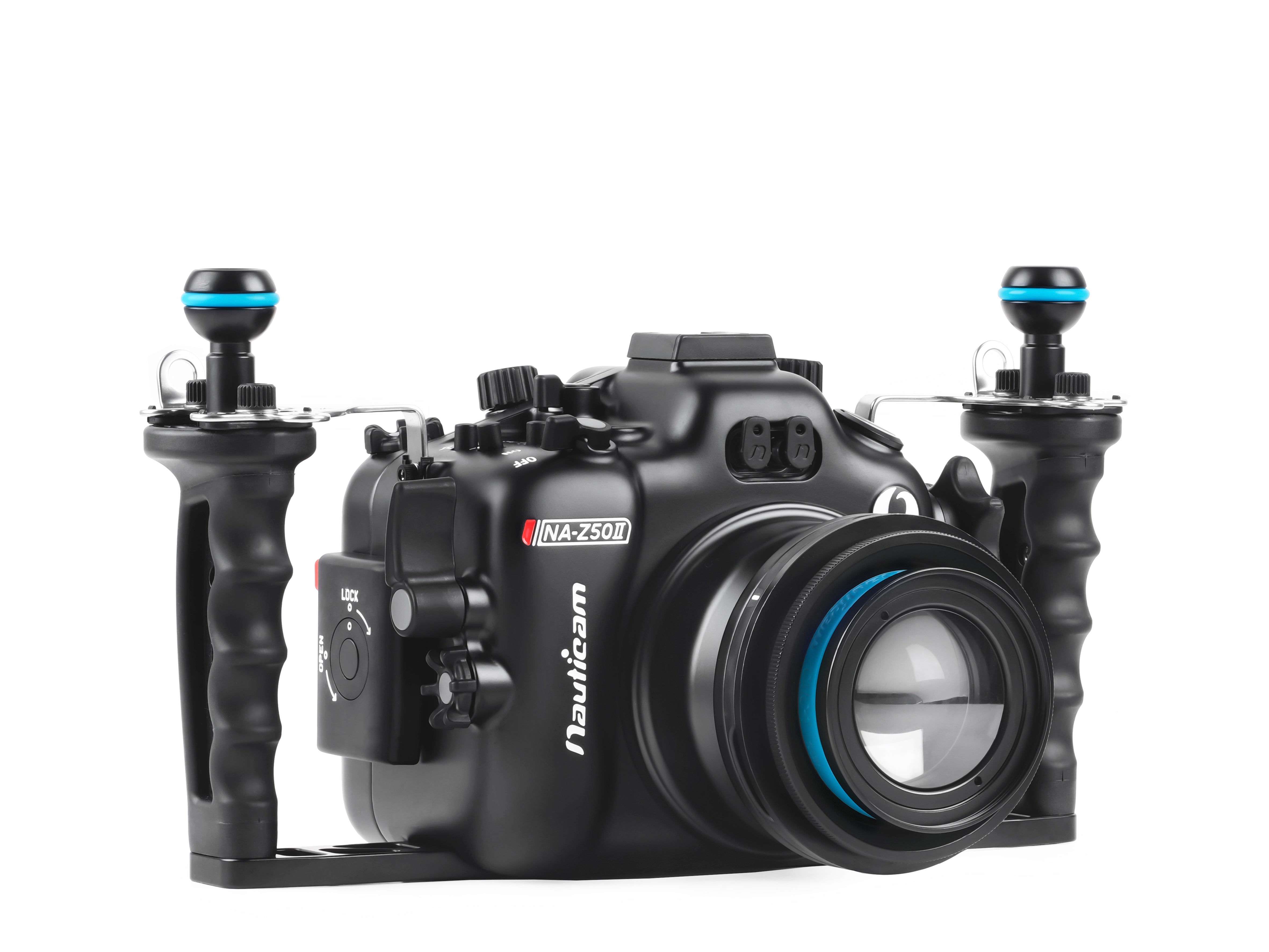 Nikon Z 50 II Underwater Housing - Waterproof Case for Nikon Z50 II Mirrorless Camera - Perfect for Scuba Diving, Snorkeling & Underwater Photography
