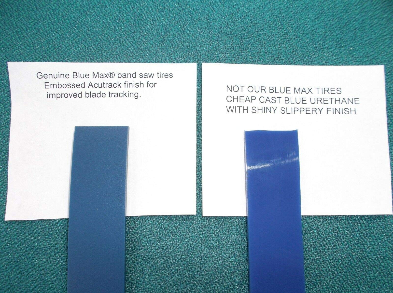Premium Replacement 2-Pack Blue MAX Ultra Duty Urethane Band Saw Tires for Felder FB510 Band Saw - Durable Cutting Solution for Woodworking & Metalworking Projects