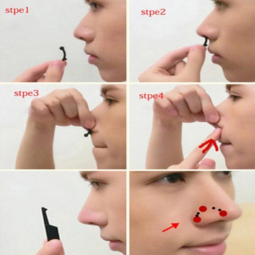 3 Pairs of Nose Lifting Clip - Nose Shaper & Beauty Tool for Slimmer Nose - Perfect for Makeup Application & Selfie Enhancement