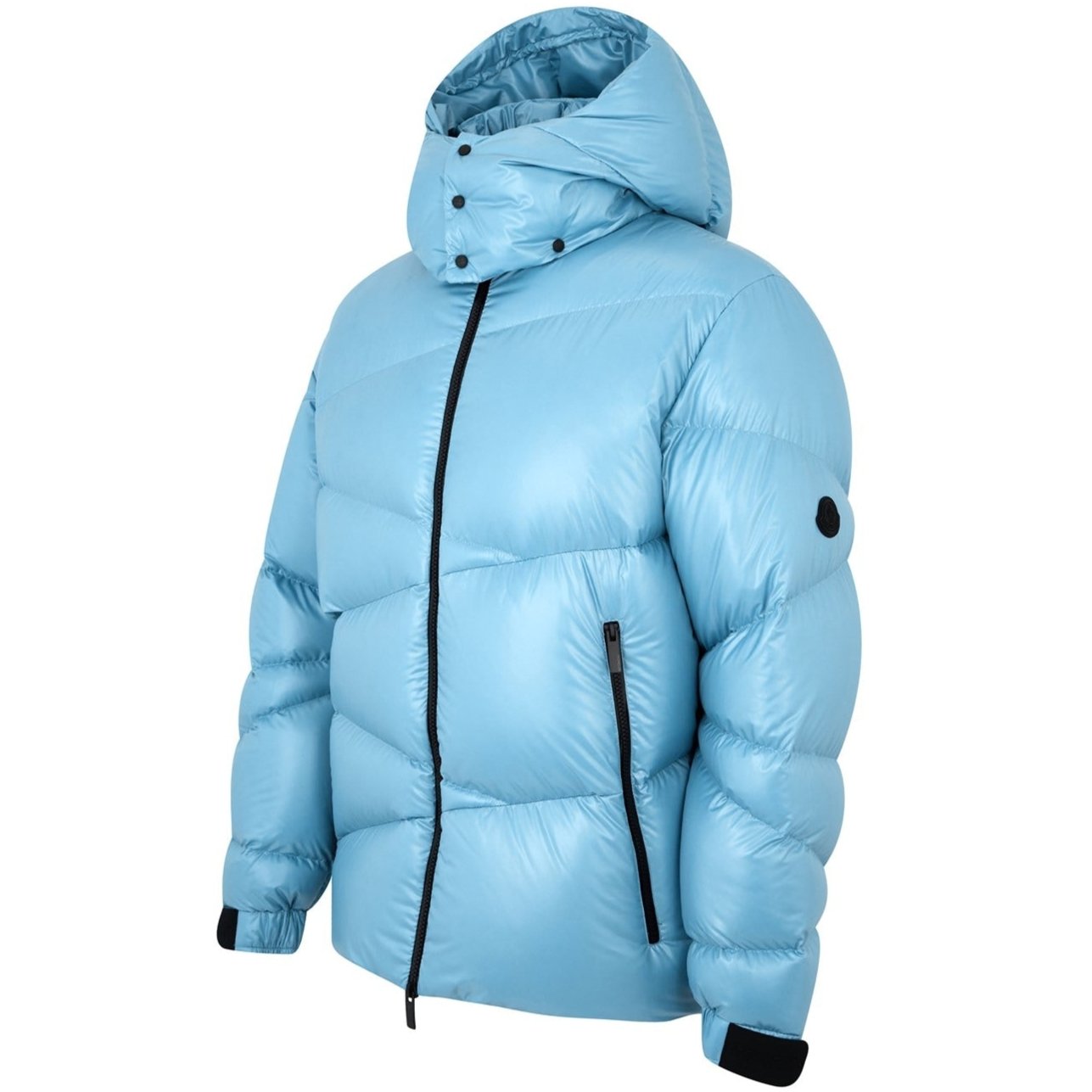 Moncler Baby Blue Yonne Puffer Jacket - Lightweight Down Coat for Women | Winter Warmth & Fashion | Perfect for Skiing, Snowboarding & Cold Weather Outings