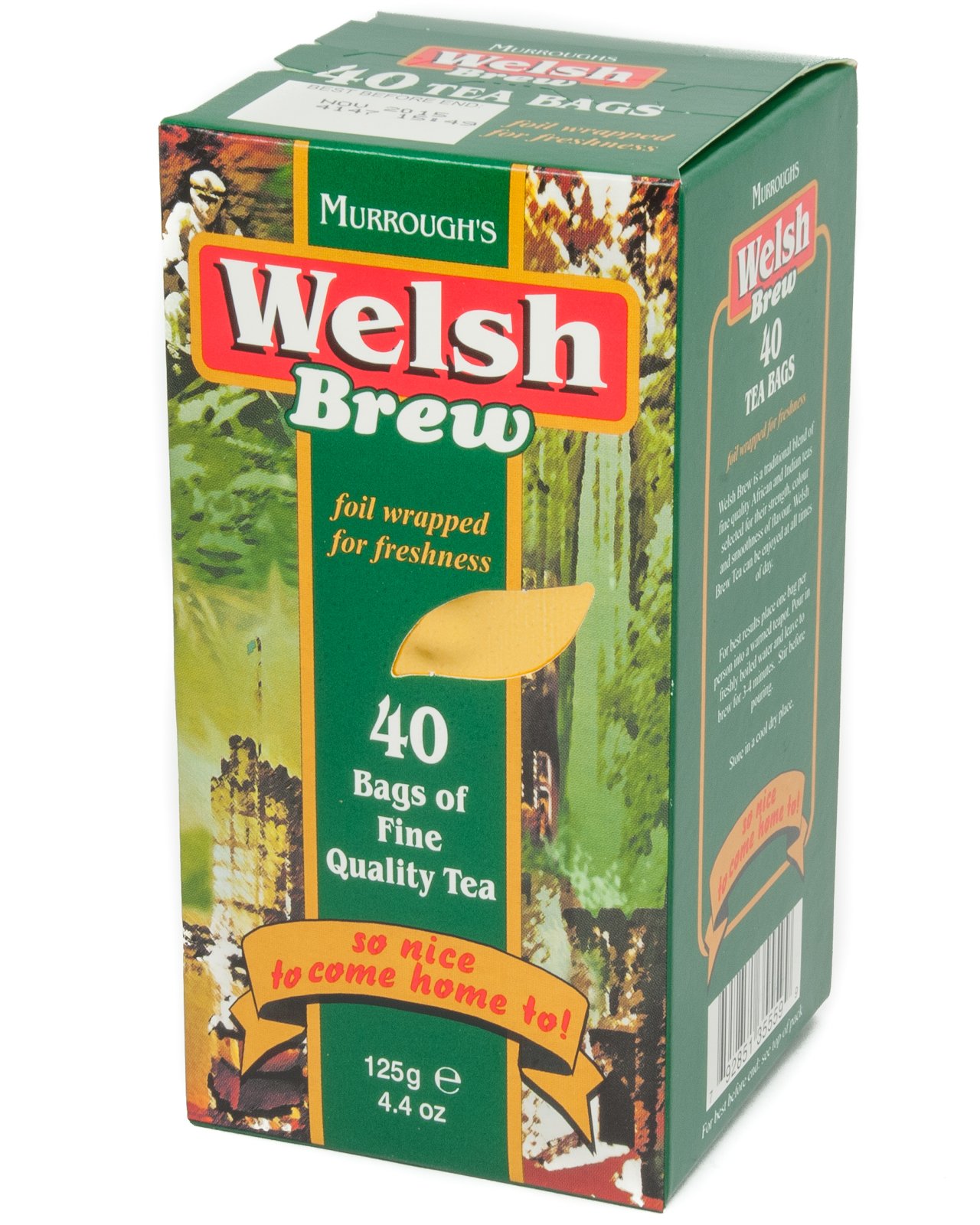 Murroughs Welsh Brew Tea - 40 Tea Bags | Premium Black Tea Blend | Perfect for Morning Boost & Afternoon Relaxation
