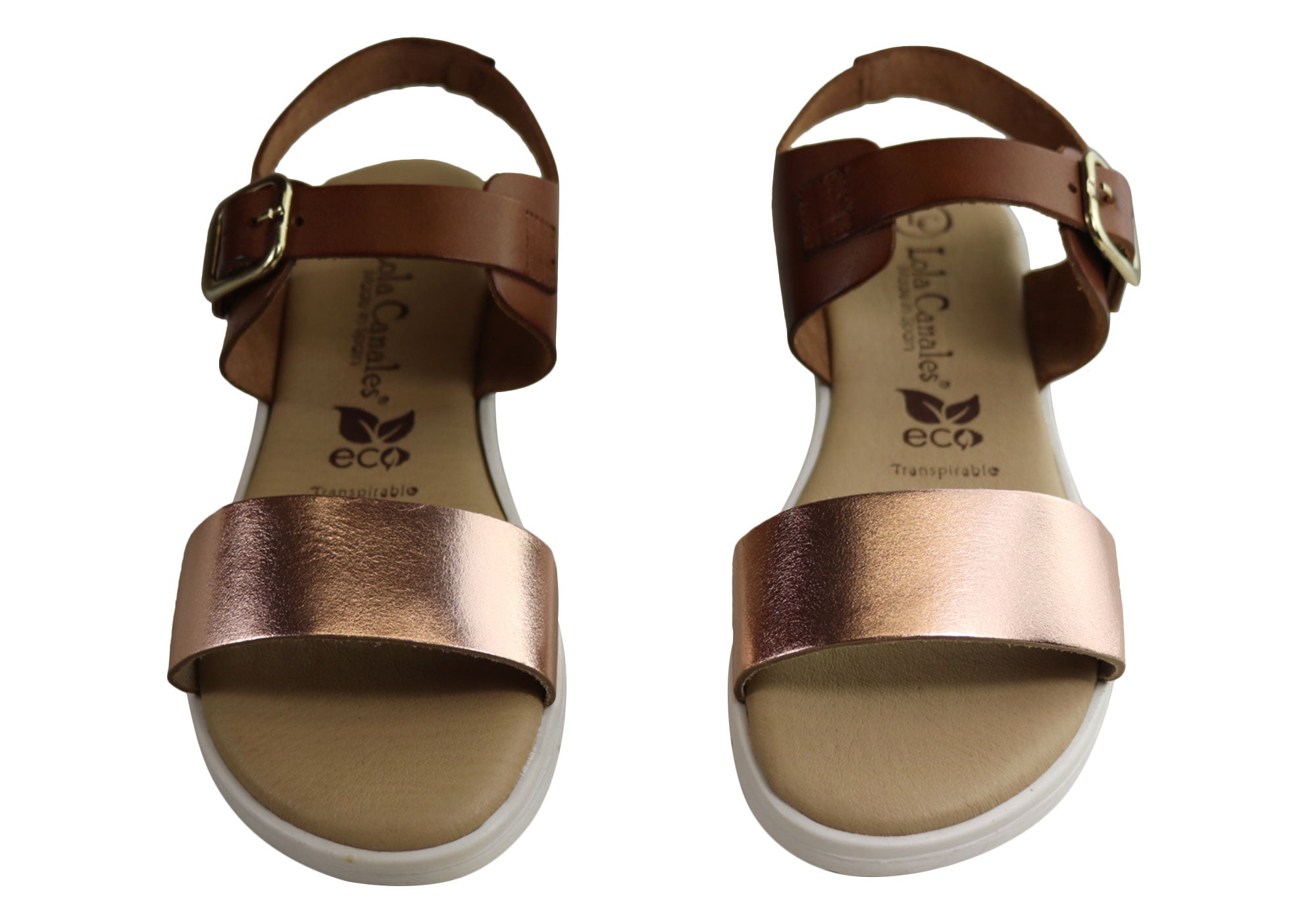 Lola Canales Women's Comfortable Leather Sandals Handmade in Spain - Perfect for Summer, Beach & Casual Outings