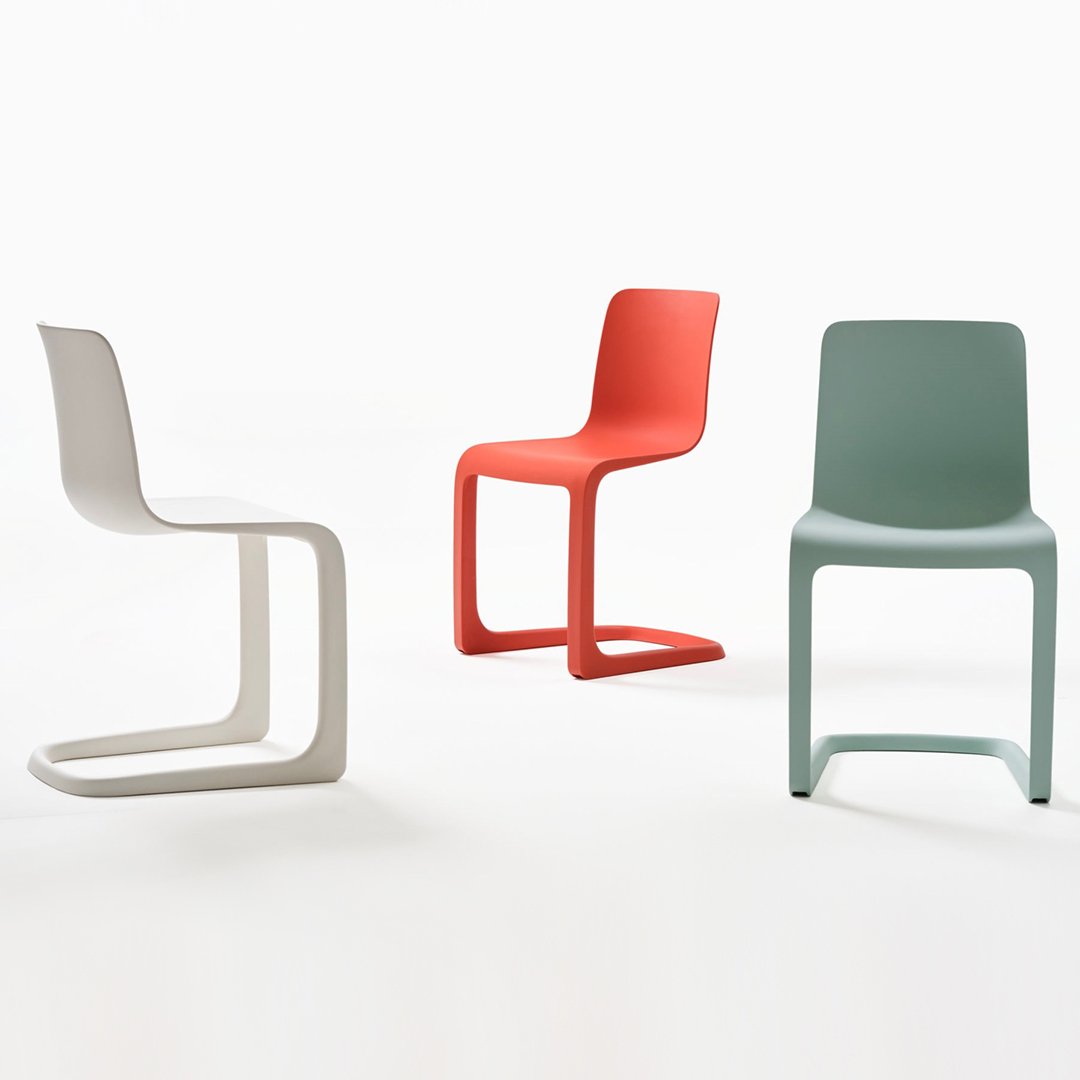 Vitra Jasper Morrison Evo C Chair - Modern Ergonomic Office & Dining Chair for Home & Workspace