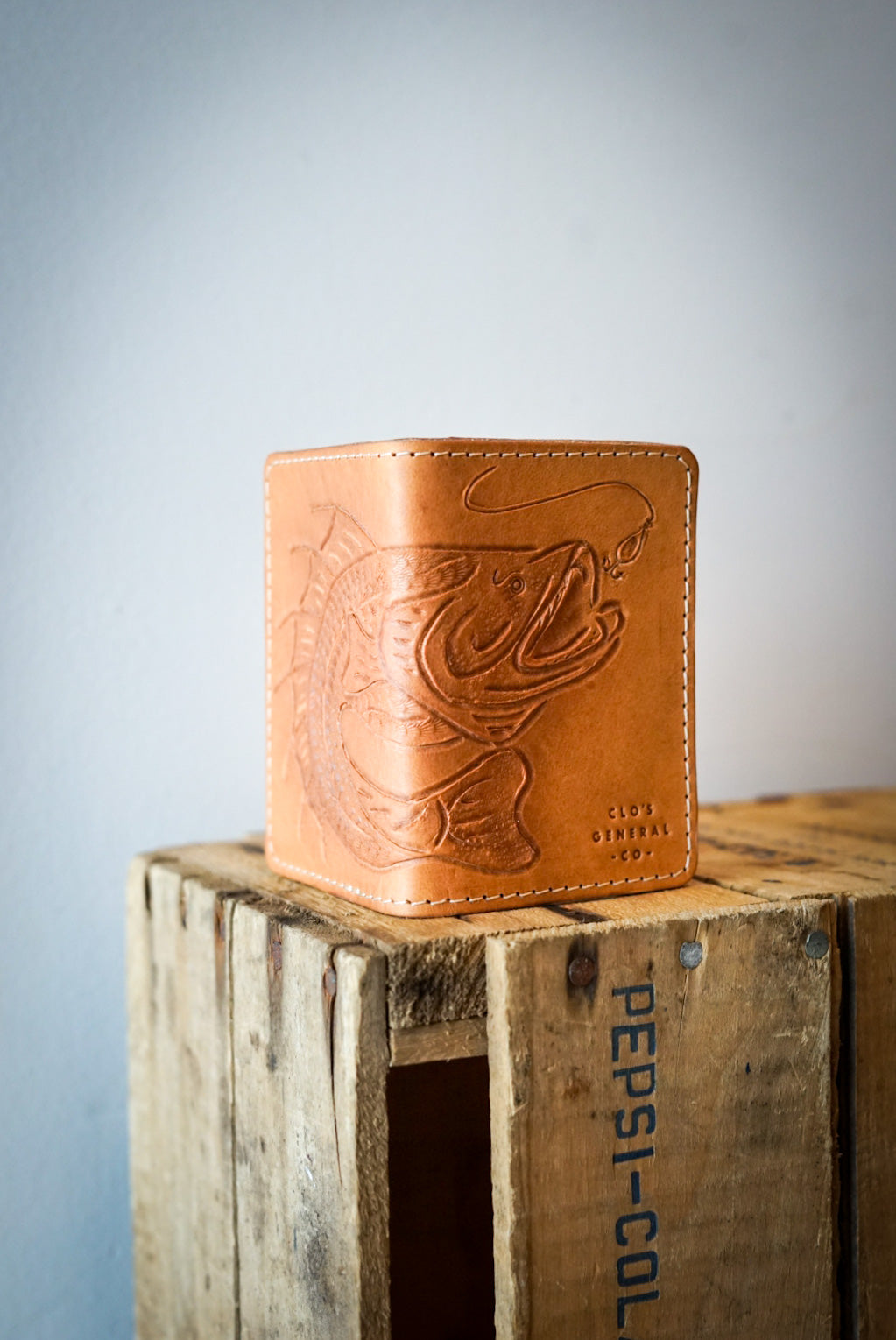 Handmade Mini Trucker Wallet - Genuine Leather RFID Blocking Bifold Wallet for Men - Perfect for Everyday Carry, Travel & Outdoor Adventures