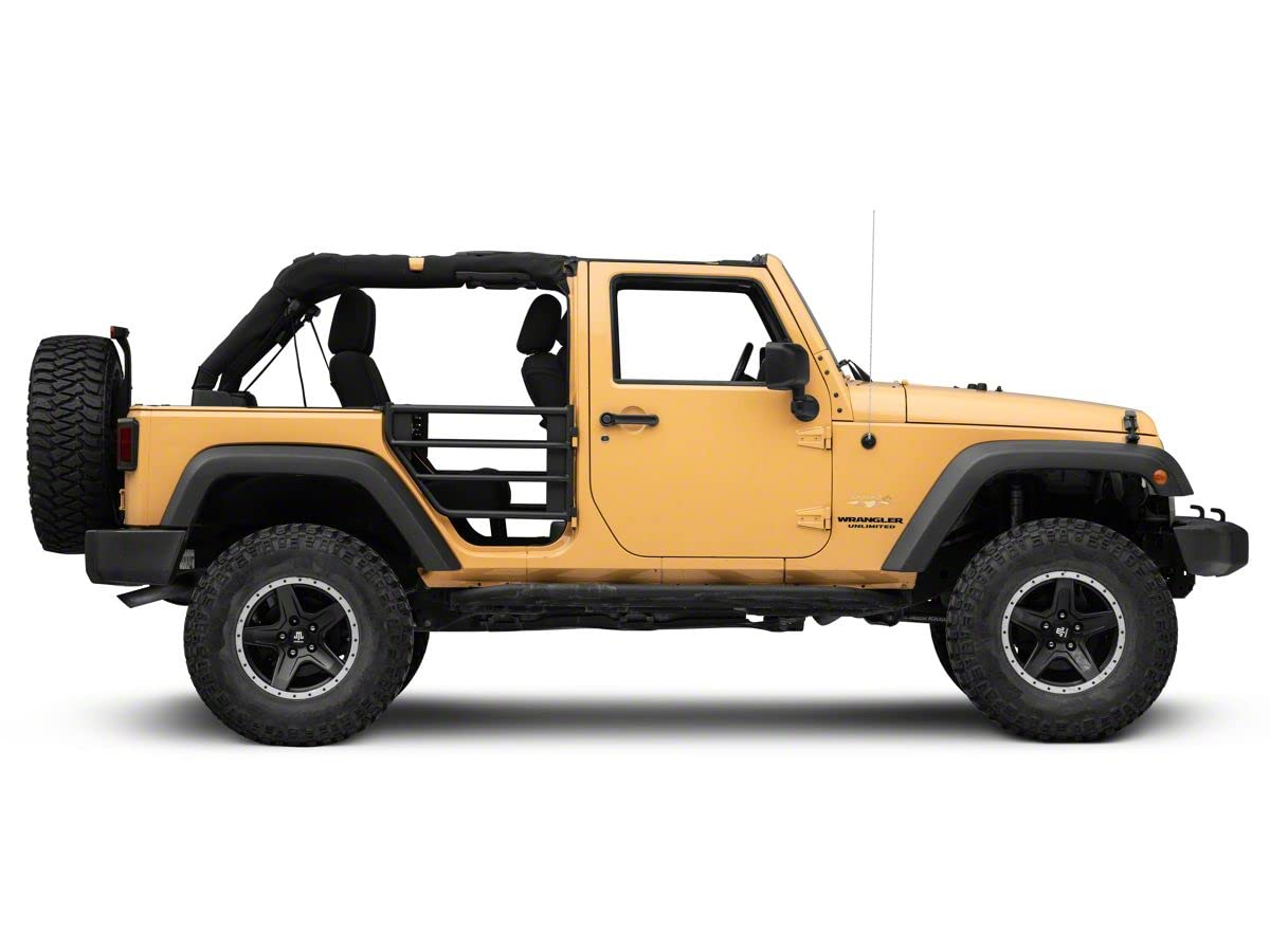 Barricade Tubular Adventure Doors for 2007-2018 Jeep Wrangler JK 4-Door - Rear Compatible Off-Road Accessories for Enhanced Safety & Style | Perfect for Trail Riding & Outdoor Adventures