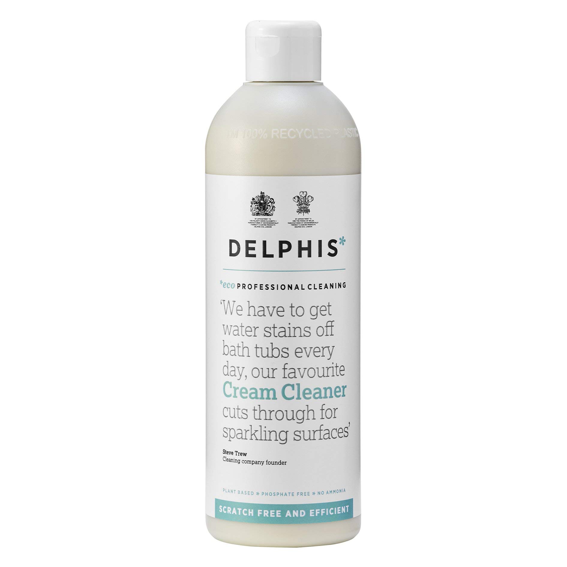 Delphis Eco Multi-Purpose Non-Scratch Cream Cleaner 500ml | Eco-Friendly Kitchen & Bathroom Surface Cleaner | Safe for Countertops, Tiles, Sinks & Appliances | Perfect for Grease Removal & Stain Cleaning
