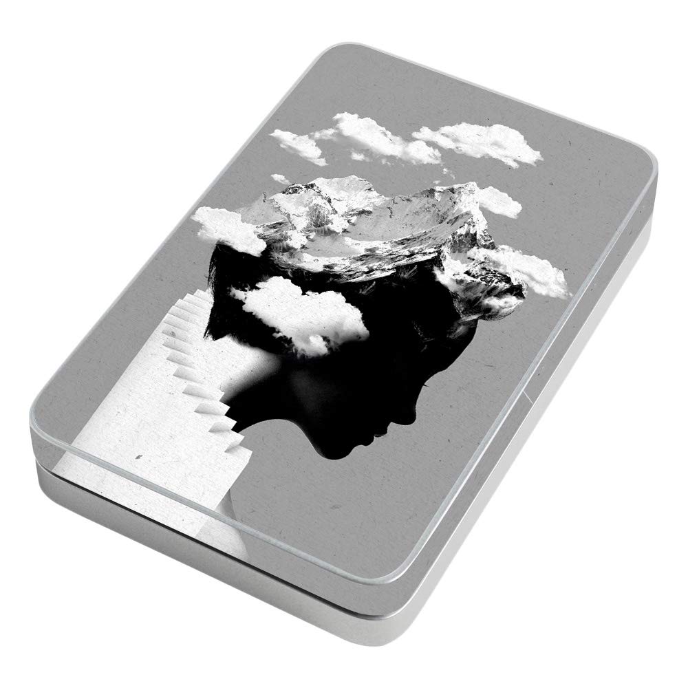 MightySkins Protective Vinyl Decal Wrap Cover Compatible with Lifeprint 3x4.5 Hyperphoto Printer - Cloudy Day Design | Durable, Easy to Apply & Remove | Made in USA | Perfect for Home, Office & Travel Use