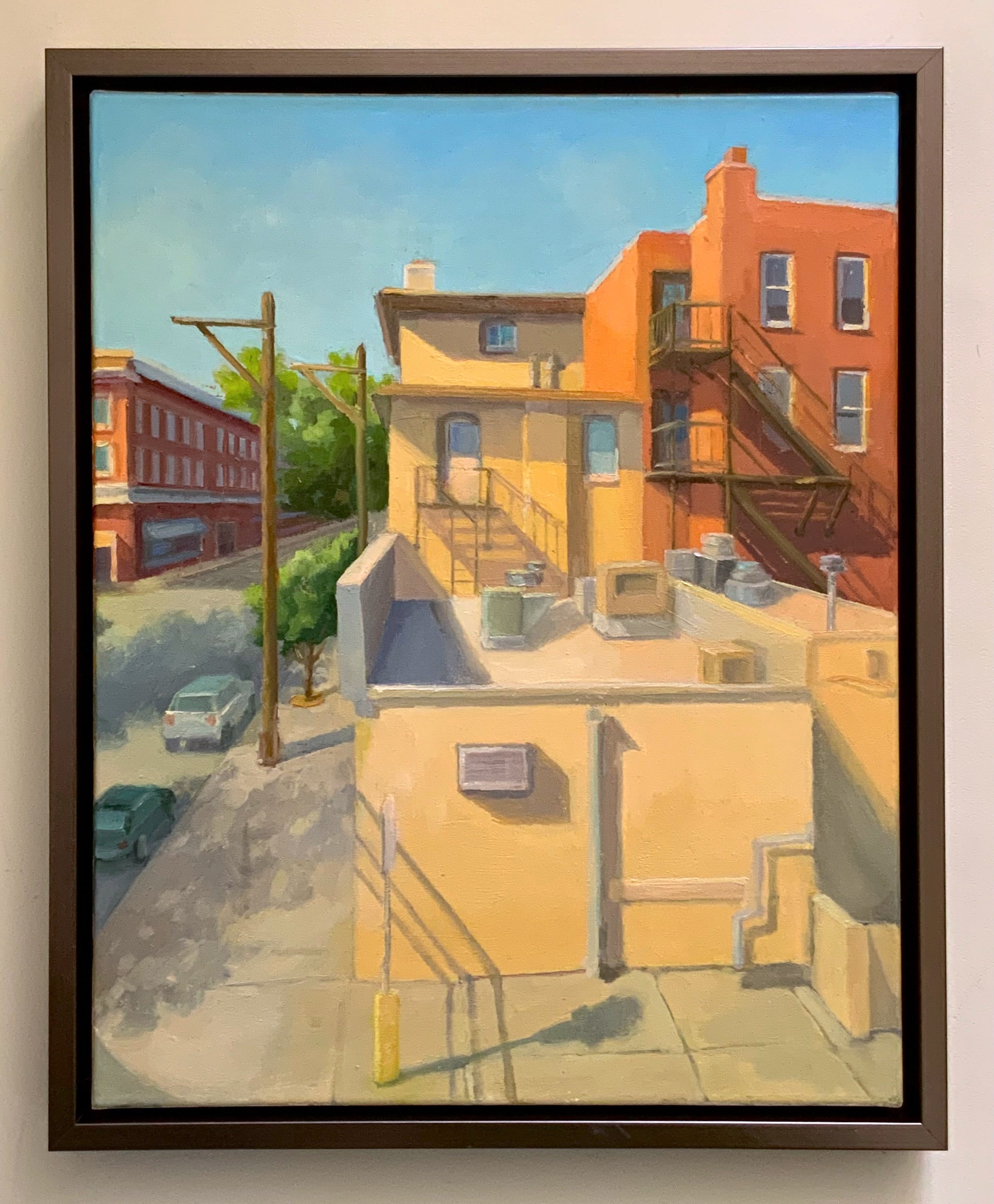 Kimberly Hoechst State Street Summer Painting - Vibrant Cityscape Artwork for Home & Office Decor | Perfect for Living Rooms, Bedrooms & Gifts