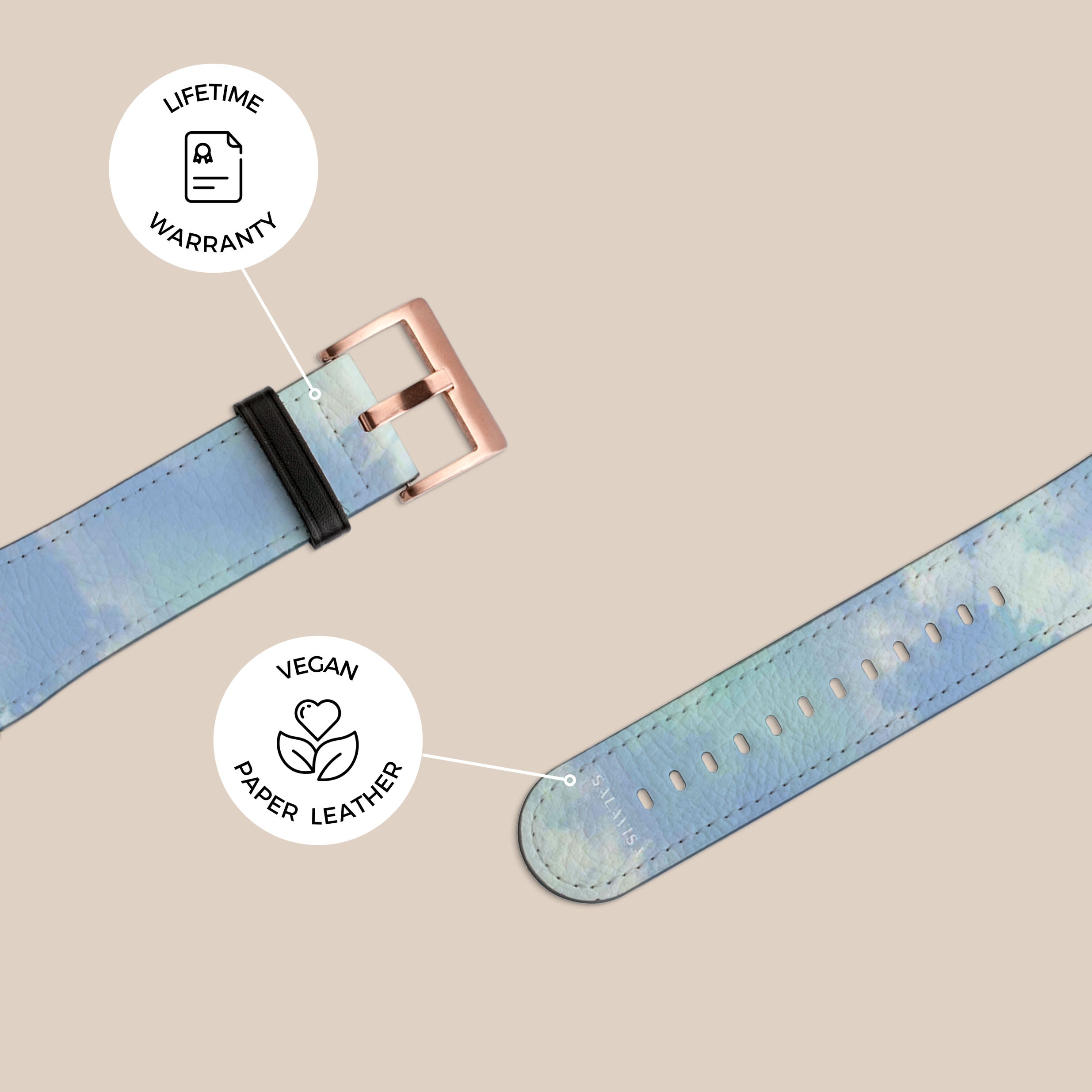 Ocean Green Tie Dye Galaxy Watch Band for Samsung Galaxy Watch 4/5/6 - Stylish & Comfortable Replacement Strap for Workout, Running & Everyday Use