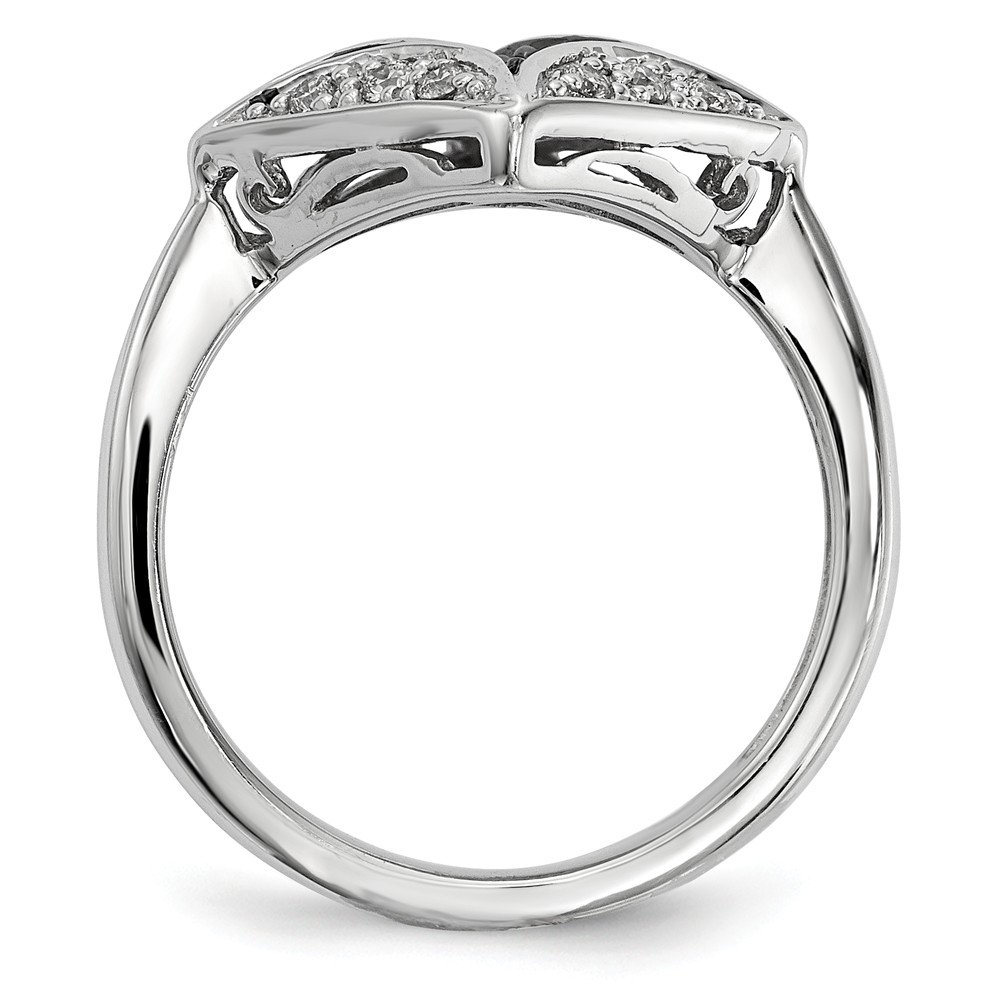 925 Sterling Silver Champagne Diamond Ring Band (0.33 CTTW) - Elegant Wedding Band, Anniversary Gift for Her, Perfect for Special Occasions & Everyday Wear