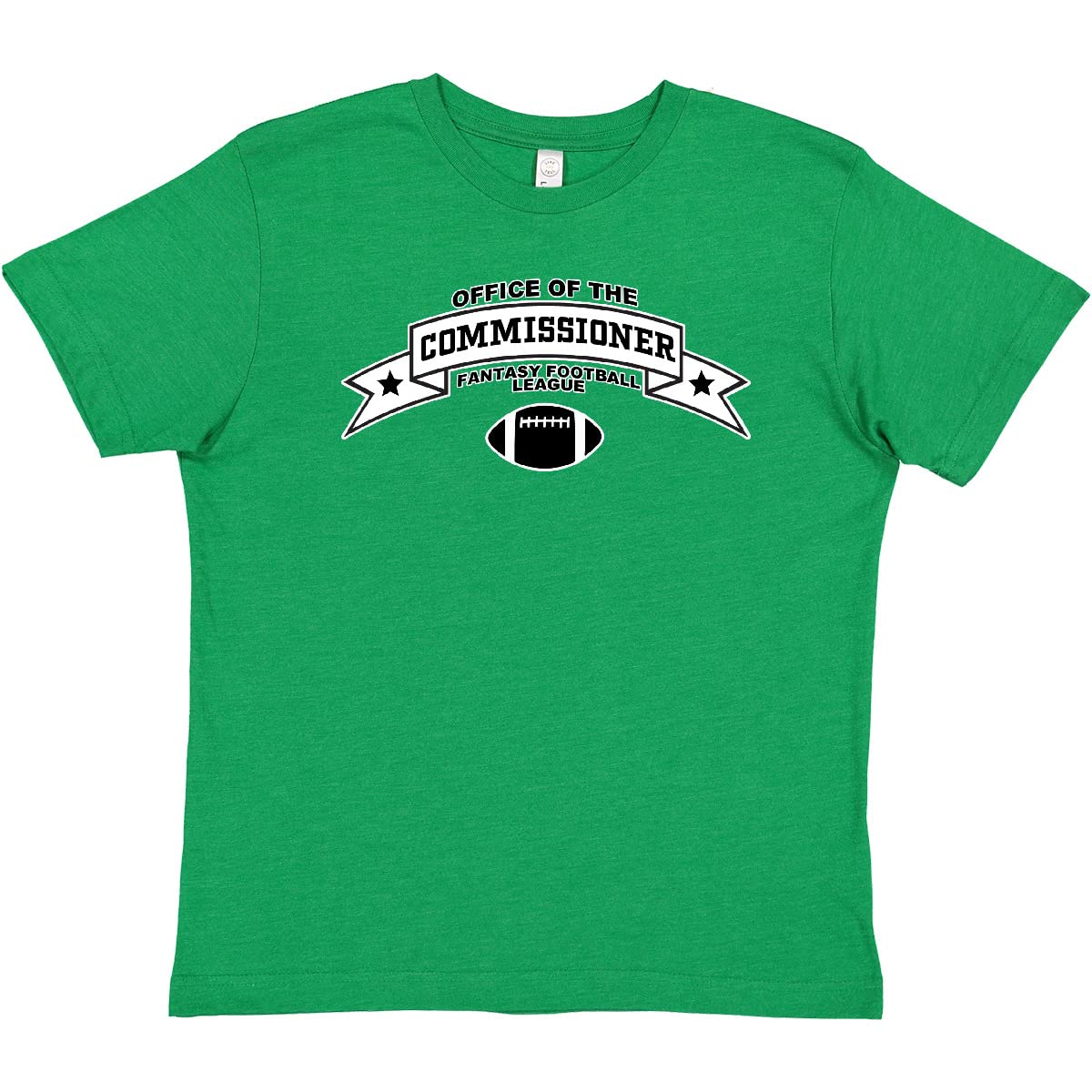 Inktastic Fantasy Football Commissioner Youth T-Shirt - Officially Licensed NFL Apparel for Kids & Teens - Perfect for Game Day, School, and Sports Events