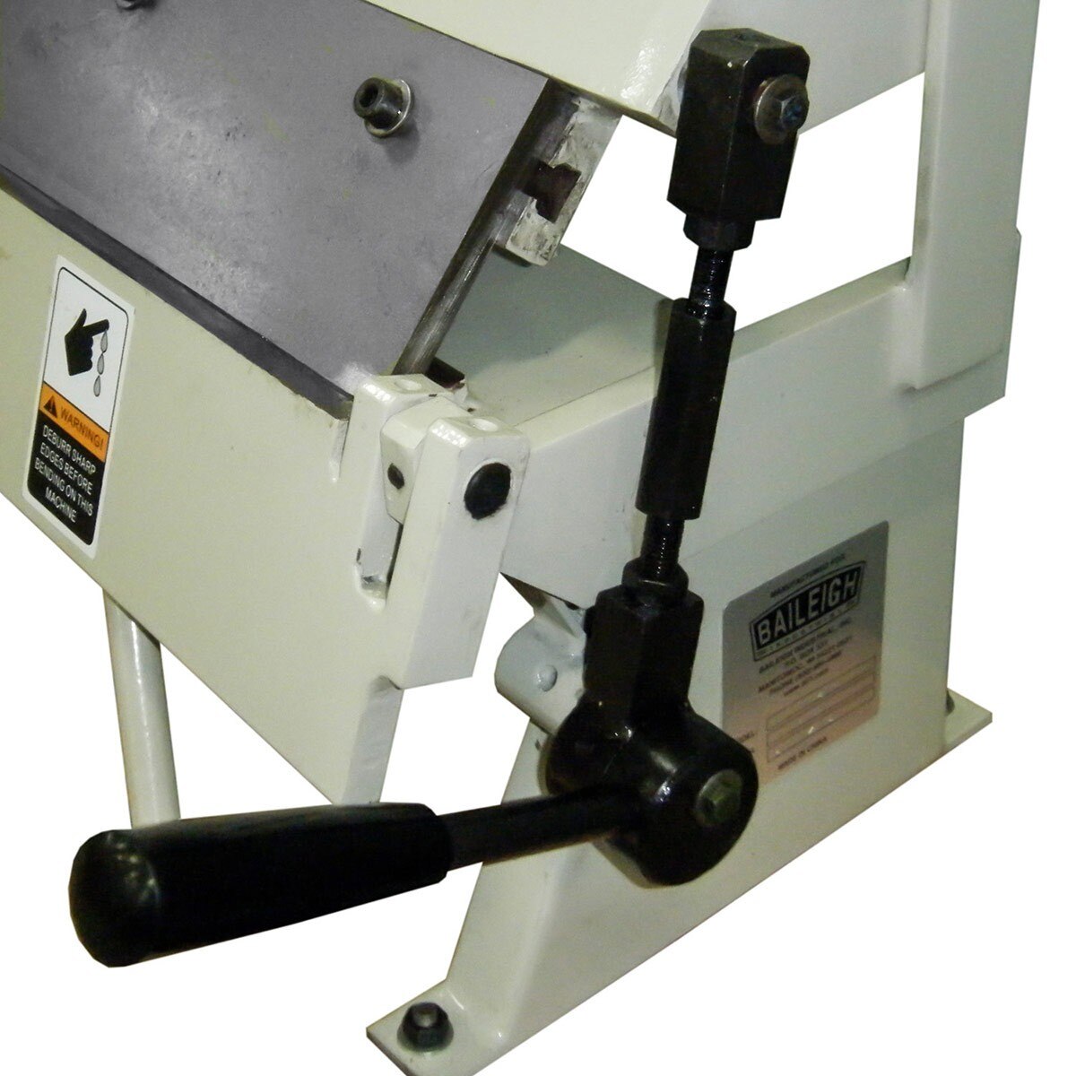 Baileigh Industrial BA9 1000383 Metal Bending Box Brake BB 2416E - Heavy Duty Sheet Metal Bender for Metalworking, HVAC, and Automotive Fabrication - Perfect for Workshops and DIY Projects