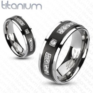 His & Her Wedding Rings Set - Stainless Steel & Titanium Bands for Couples