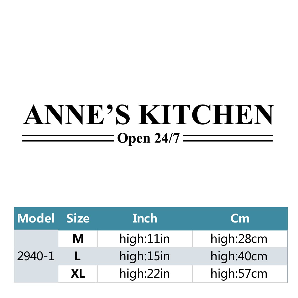 Custom Kitchen Name Stickers - Personalized Wall Decals for Home & Diner Decor | Perfect for Restaurants & Cafes