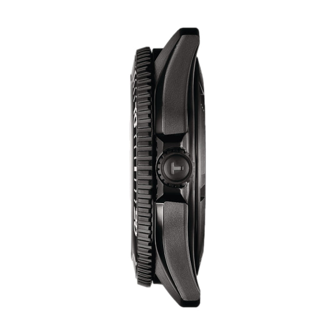 Seastar 1000 Powermatic 80 Automatic Men's Watch - 40mm Black PVD Stainless Steel Bracelet - Diving, Swimming & Everyday Wear