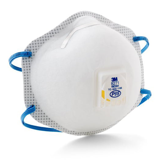 3M Particulate Respirator 8271 - 10 Pack | N95 Dust Mask for Construction, Woodworking & DIY Projects | Comfortable & Breathable Safety Mask