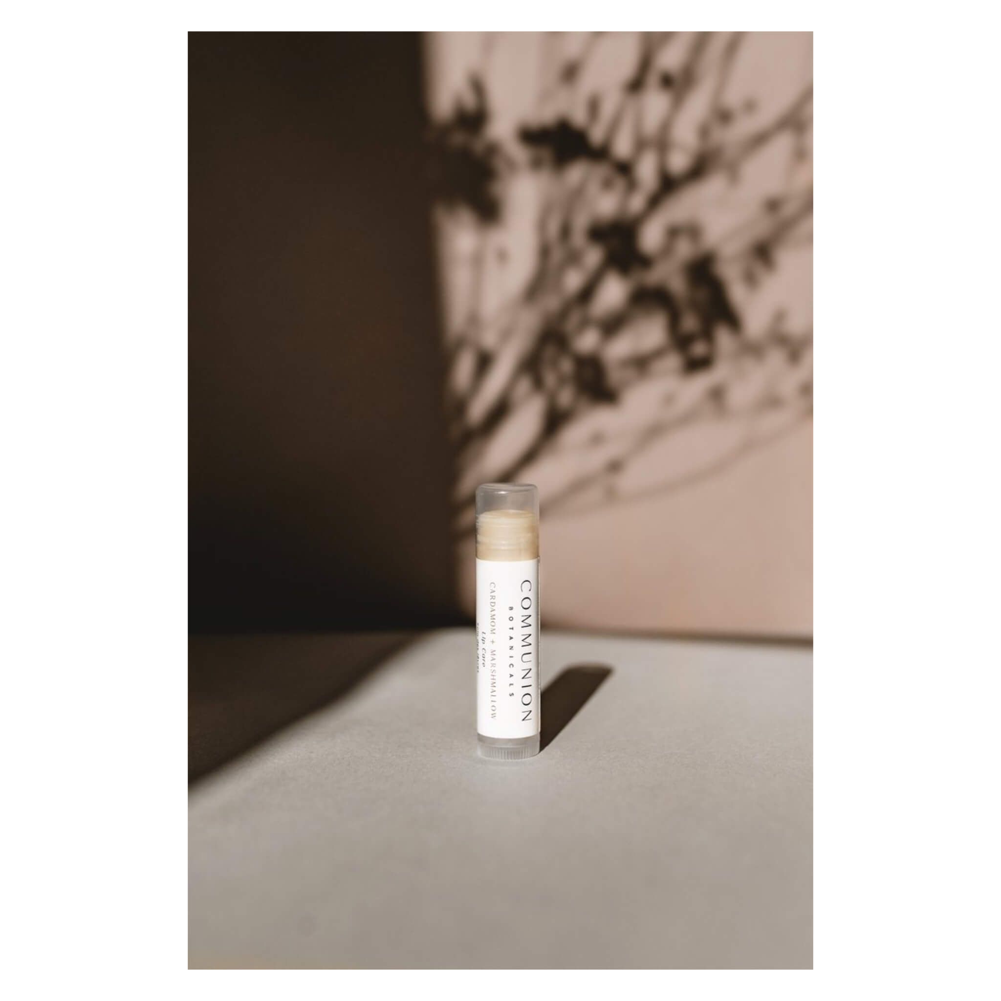 Cardamom & Marshmallow Lip Balm - Natural Moisturizing Lip Care for Dry, Chapped Lips - Perfect for Winter Skincare & Daily Hydration