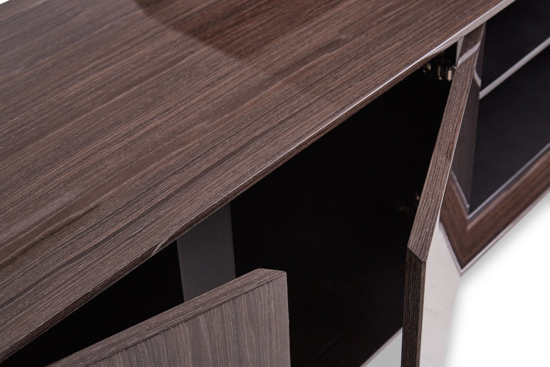 KB Copenhagen Modern TV Stand - Stylish Entertainment Center for Living Room, Bedroom & Home Theater