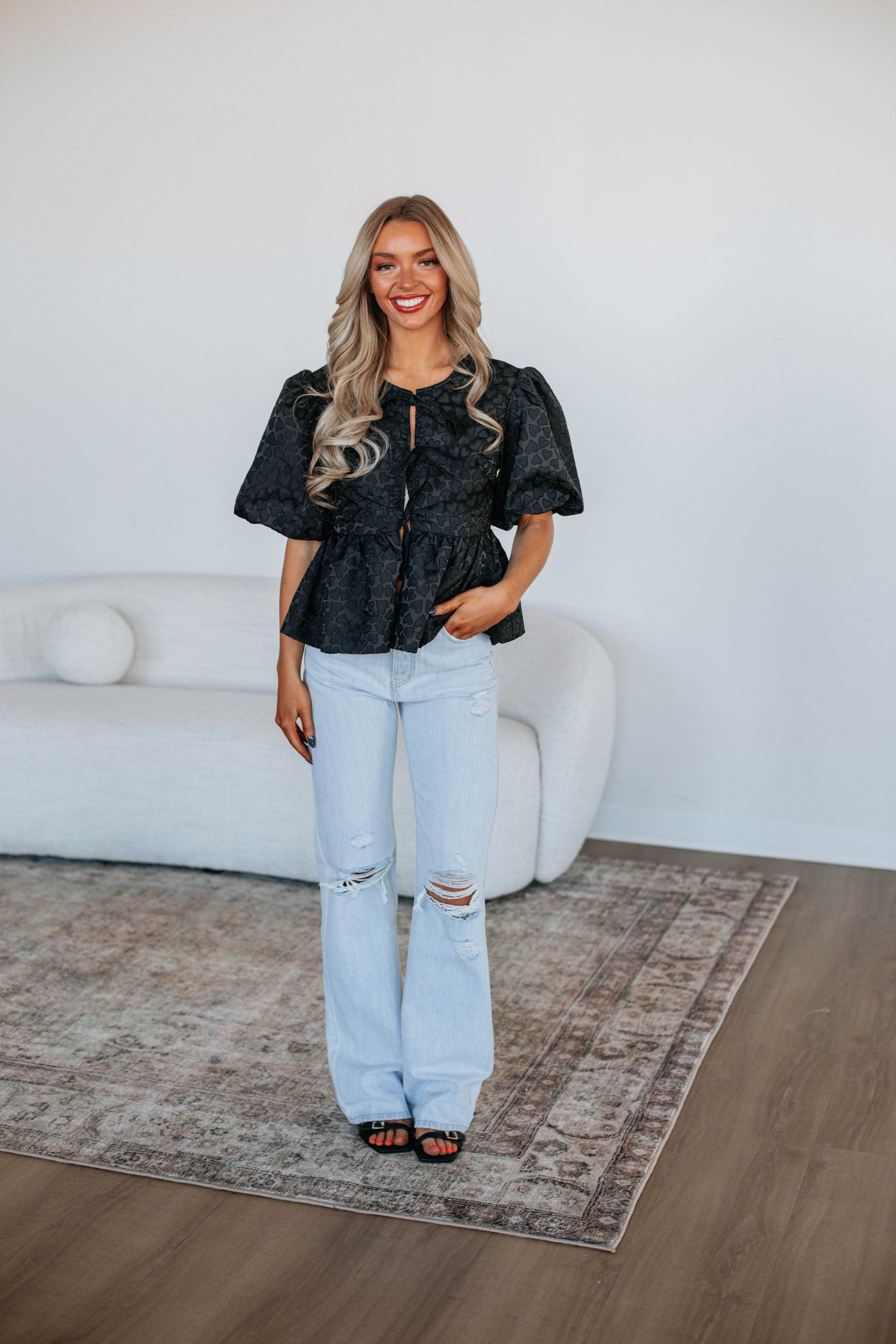 Could Be Us Top Black - Stylish and Comfortable Women's T-Shirt for Casual Wear, Dating, and Everyday Outfits