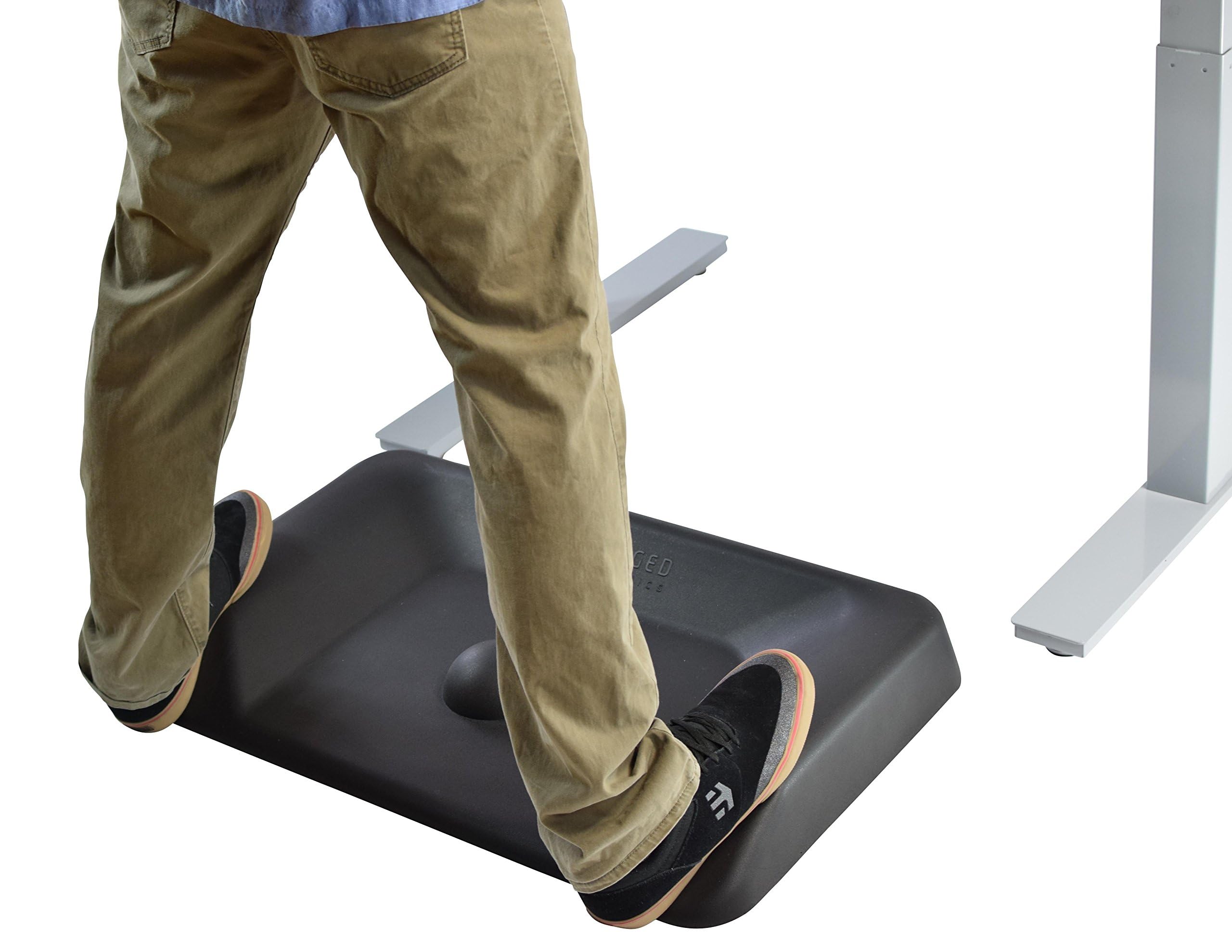 Premium Anti-Fatigue Standing Desk Mat with Massage Balls - Extra Large Ergonomic Office Floor Mat for Standing Desks - Reduce Foot Pain & Improve Posture - Perfect for Home Office, Workstations & Standing Desks